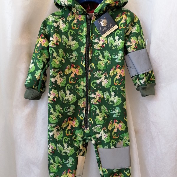 Starpsezonu softshell kombinezons. ,,Dino -2,, 80-128.izm.