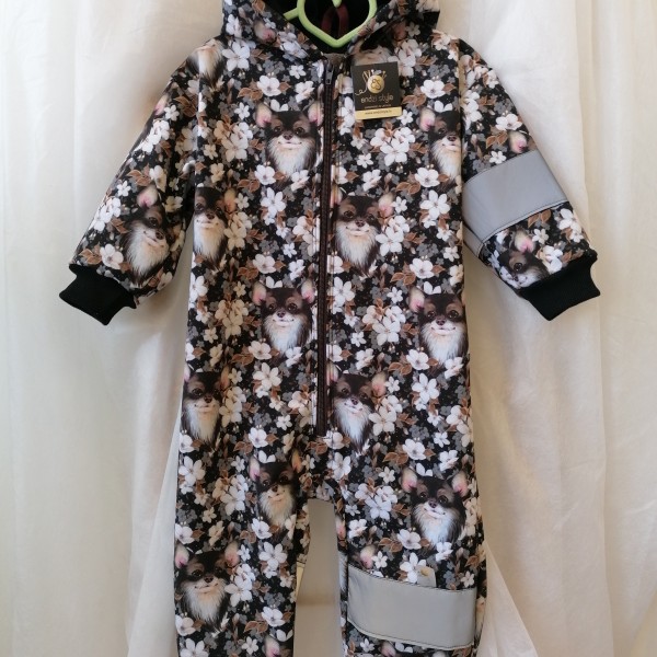 Starpsezonu softshell kombinezons.,,Sunīši,, 74-122.izm.