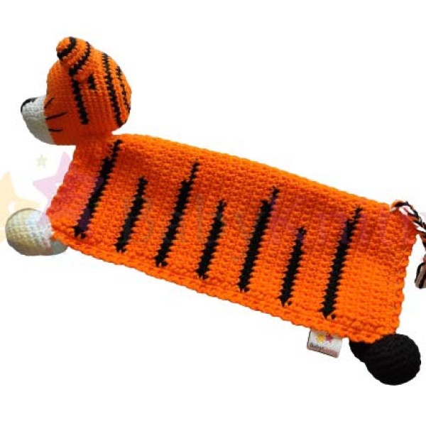 Mīļlupatiņa - tīģeris, oranžs/melns/balts, 0+ mēn.
