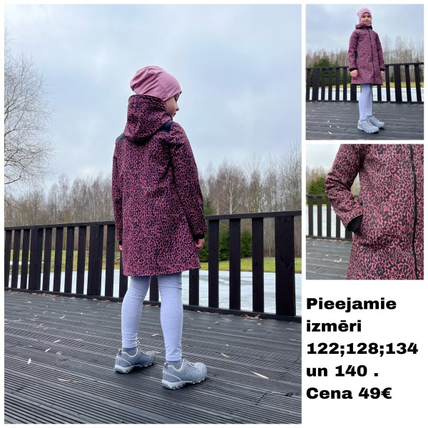 Softshell mētelis meitenei