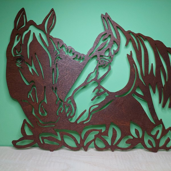 Sienas dekors vai medaļu turētājs "Zirgs"