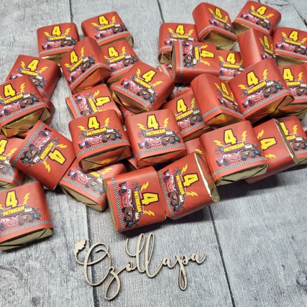Personalizētas konfektes bērnu jubilejas viesiem, grupas biedriem