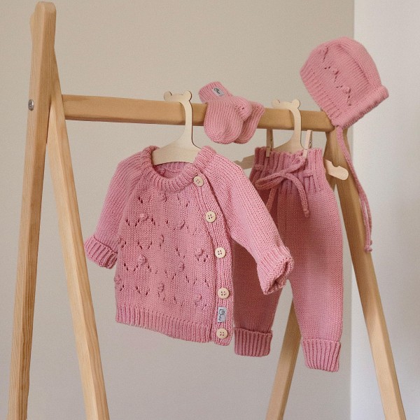 Komplektiņš ( jaciņa+ bikses, 1 cepurīte)