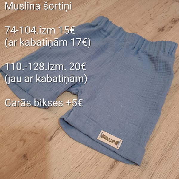 Muslina bikses