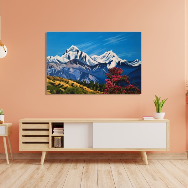 Glezna "Kalni Nepālā"