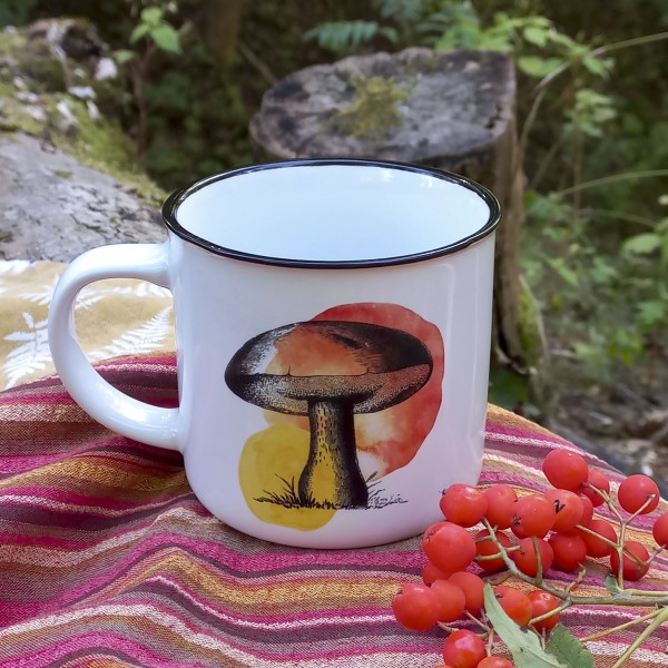 😍🍄 Krūze sēņu fanam - dāvini sev vai draugam!