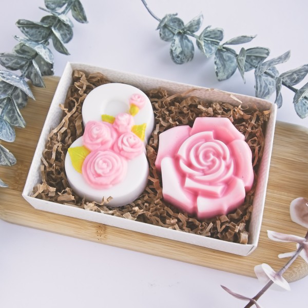 Ziepju komplekts-8.marts-roze