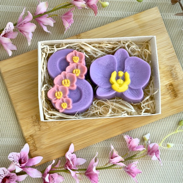 Ziepju komplekts-8.marts-orhideja