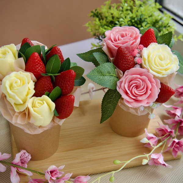 Ziepju pušķis ar ogām