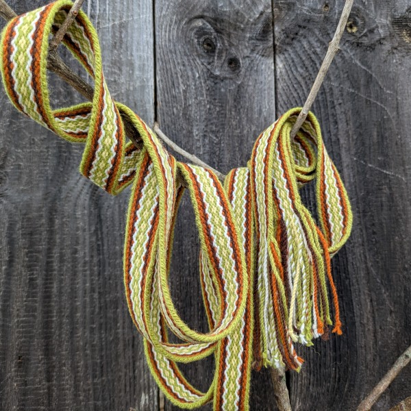 Arheoloģiskā Celu josta pēc senvēstures parauga 3.5 m gara 2.4 cm plata