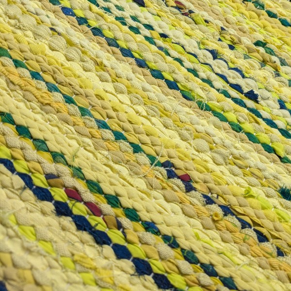 Mazs Austs paklājiņš gaiši laima zaļos toņos ar tumši ziliem akcentiem, izmērs-60cm x 60 cm