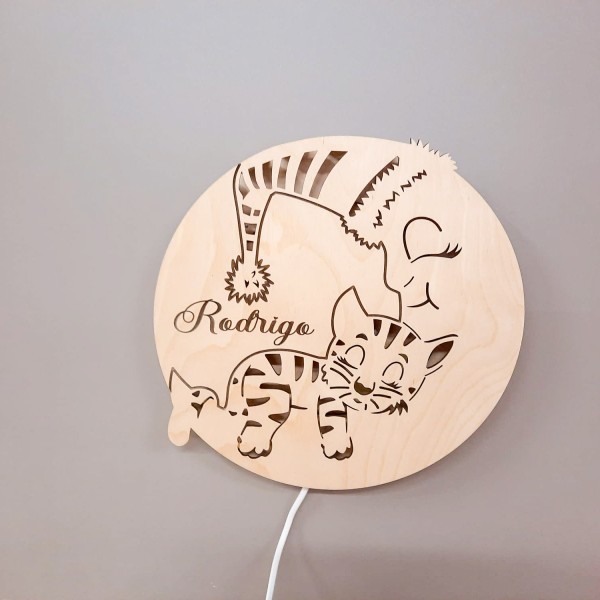 Koka lampa bērniem ( personalizēta)