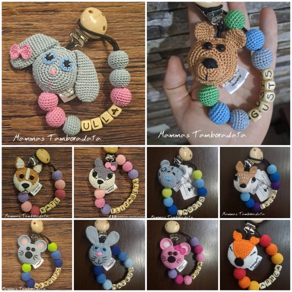 Knupīša turētājs ar vārdu, knupīšturētājs, knupīša sargs, raudzību dāvana, personalizēta dāvana mazulim