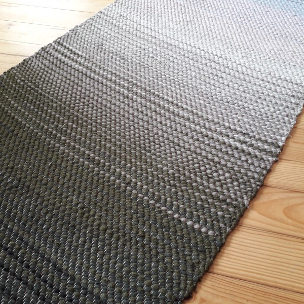 Lupatiņu paklājs -grīdas celiņš toņu pārejās1.68x 0.62m