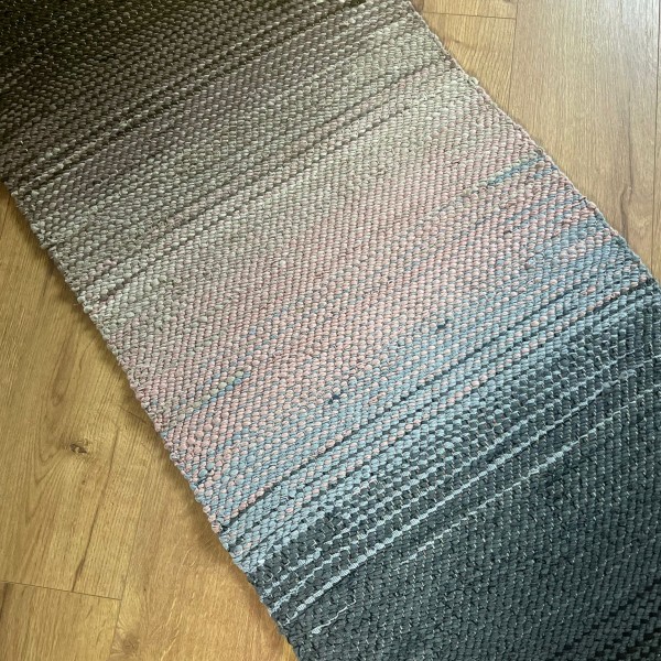Lupatiņu paklājs -grīdas celiņš toņu pārejās1.68x 0.62m