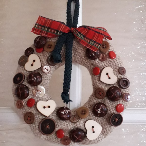 Sienas- durvju dekori adventes noskaņās