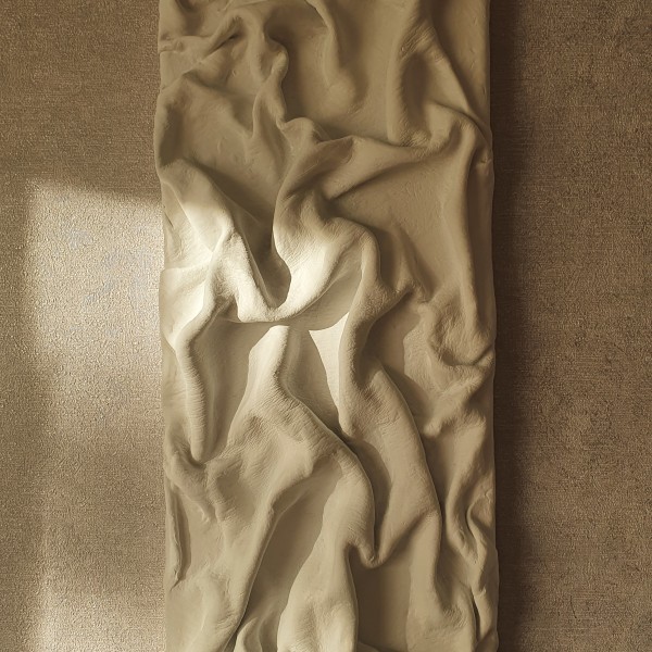 Minimalistiskas apjoma gleznas "Air", "Flow",  katra 20 x 60 cm