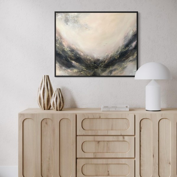 "Into the Light" 90 x 70 cm