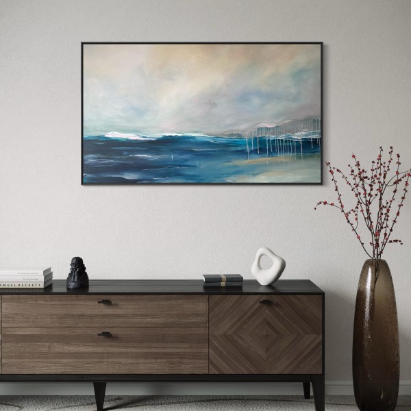 "Blue Tension" 120 x 70 cm