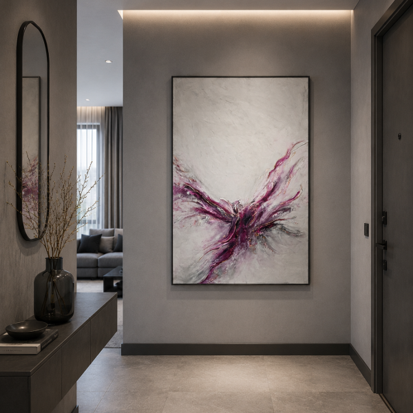 Stīlīga un grezna glezna "Ascend in Bloom" 120 cm x 80 cm