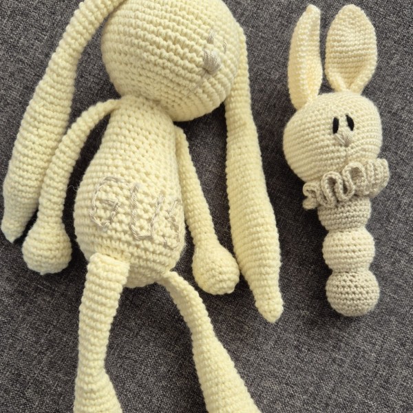 Komplektiņš mazulītim dāvanai-zaķēni🐰
