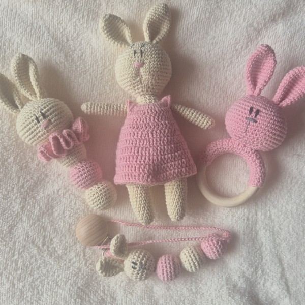 Komplektiņš mazulītim dāvanai-zaķēni🐰🐰🐰