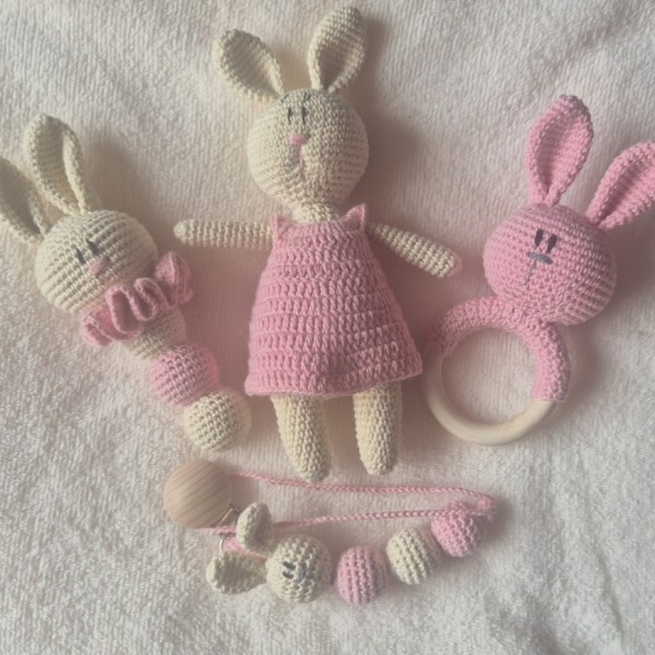 Komplektiņš mazulītim dāvanai-zaķēni🐰🐰🐰