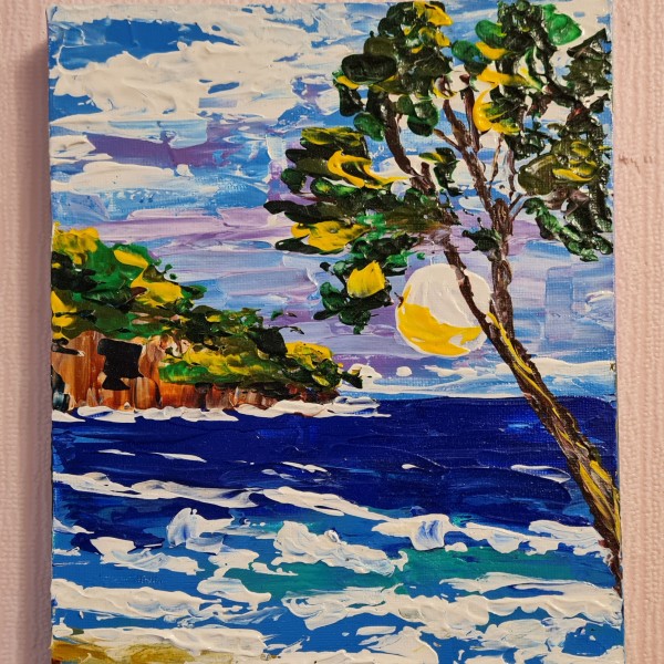 Glezna  18x24 ''Okeāns''.