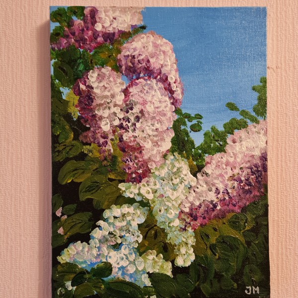 Glezna  18x24 '''Ceriņi''