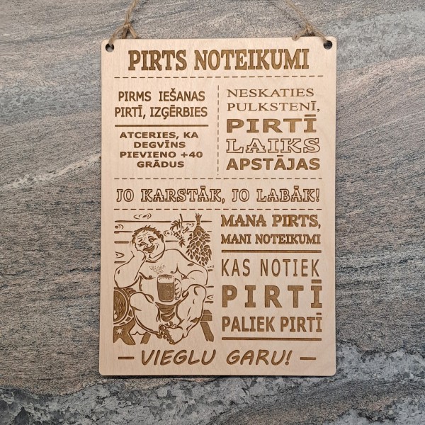 Pirts noteikumi.