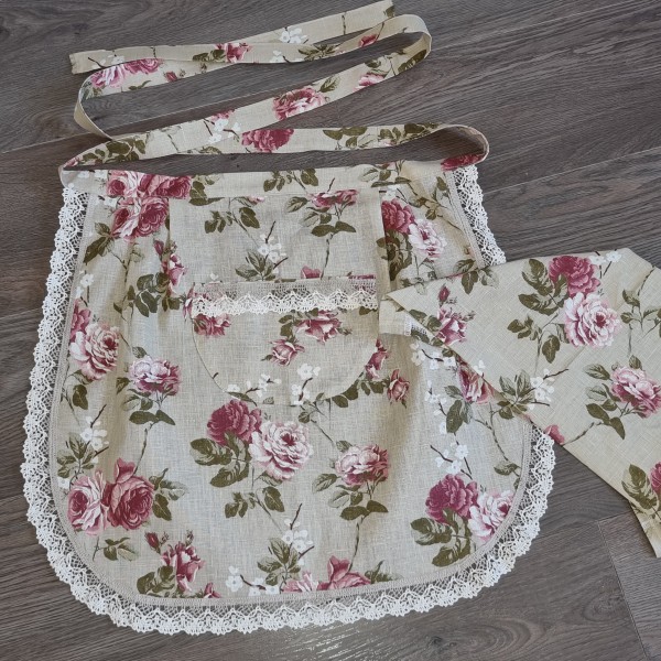 Mičošanas komplekts kāzām,rozes uz pelēka