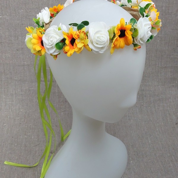 Mākslīgo ziedu vainadziņš īpašiem brīžiem!