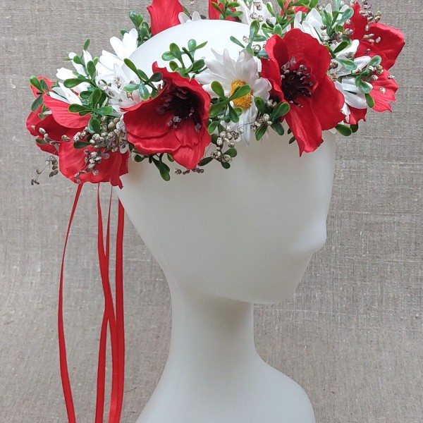 Mākslīgo ziedu vainadziņš īpašiem brīžiem!