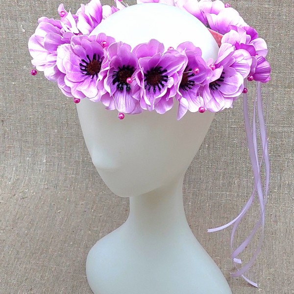 Mākslīgo ziedu vainadziņš īpašiem brīžiem!