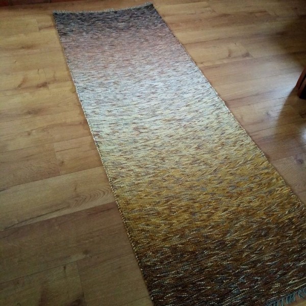 Grīdas celiņš no dzijas  2,07 m x 0,73 m