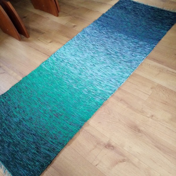 Grīdas celiņš no dzijas  2,08 m x 0,73 m